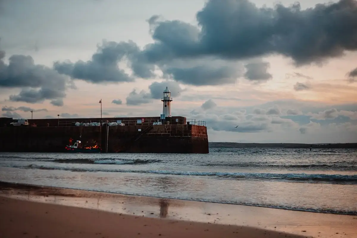 Coastal scene near St Ives, used as a representative image for Headland House
