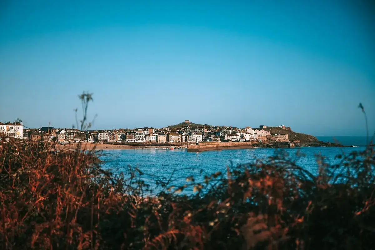 Coastal scene near St Ives, used as a representative image for The Old Vicarage, St Ives