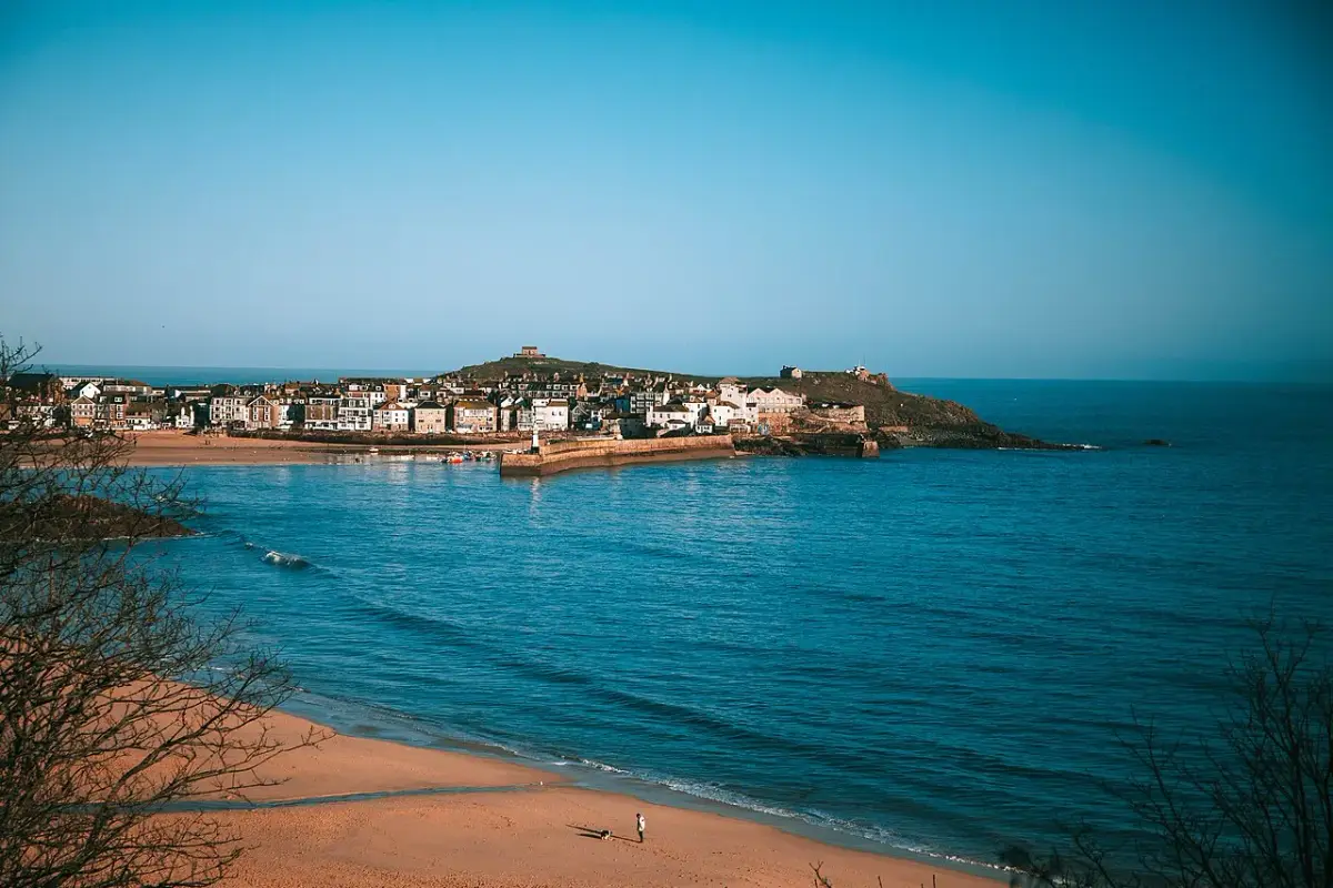 Coastal scene near St Ives, used as a representative image for Carbis Bay and Spa Hotel