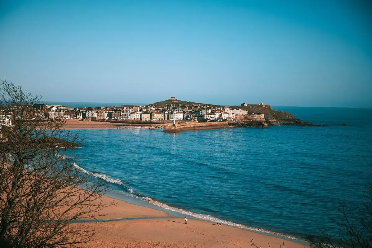 Coastal scene near St Ives, used as a representative location image for Blue Sky Bed & Breakfast