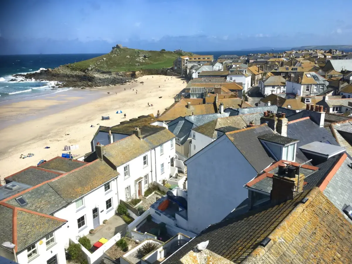 Coastal scene near St Ives, used as a representative image for Tregenna Castle Resort