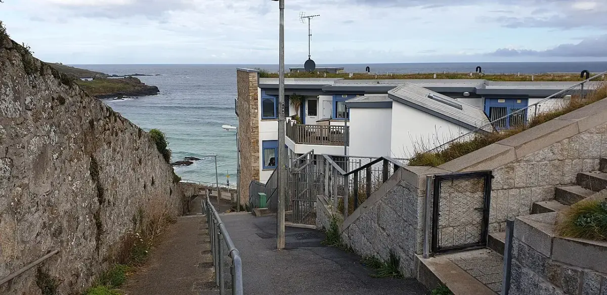 Coastal scene near St Ives, used as a representative image for The Atlantic, St Ives