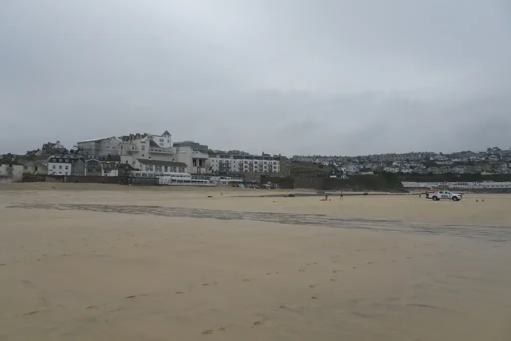 Coastal scene near St Ives, used as a representative image for Blue Hayes Private Hotel