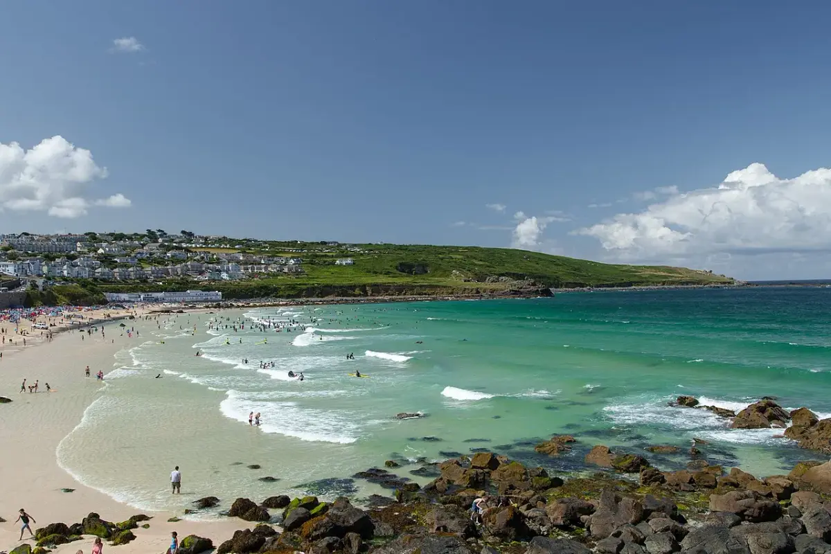 Coastal scene near St Ives, used as a representative image for The Anchorage