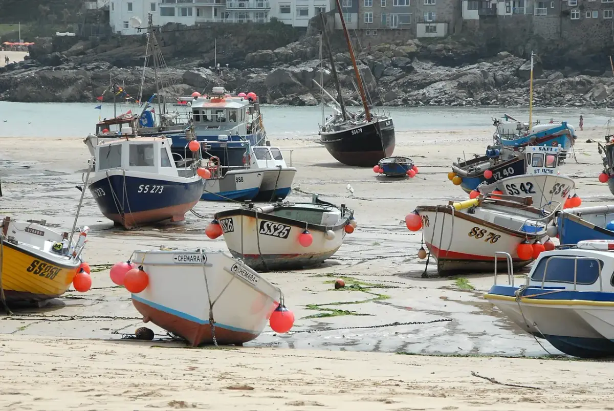 Coastal scene near St Ives, used as a representative image for Star-Gazy Porthmeor Beach