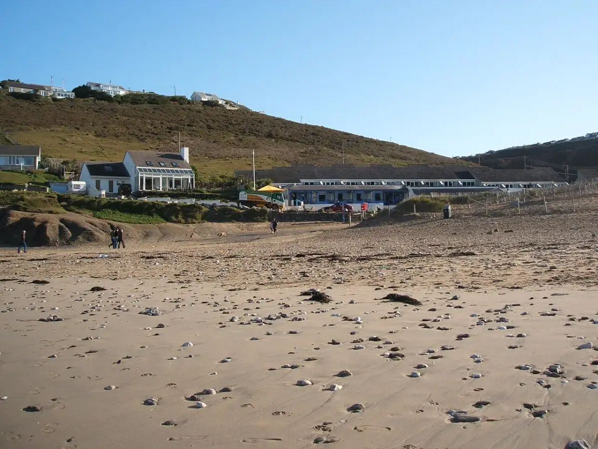 Coastal scene near Porthtowan, used as a representative image for The Unicorn on the Beach (rooms)