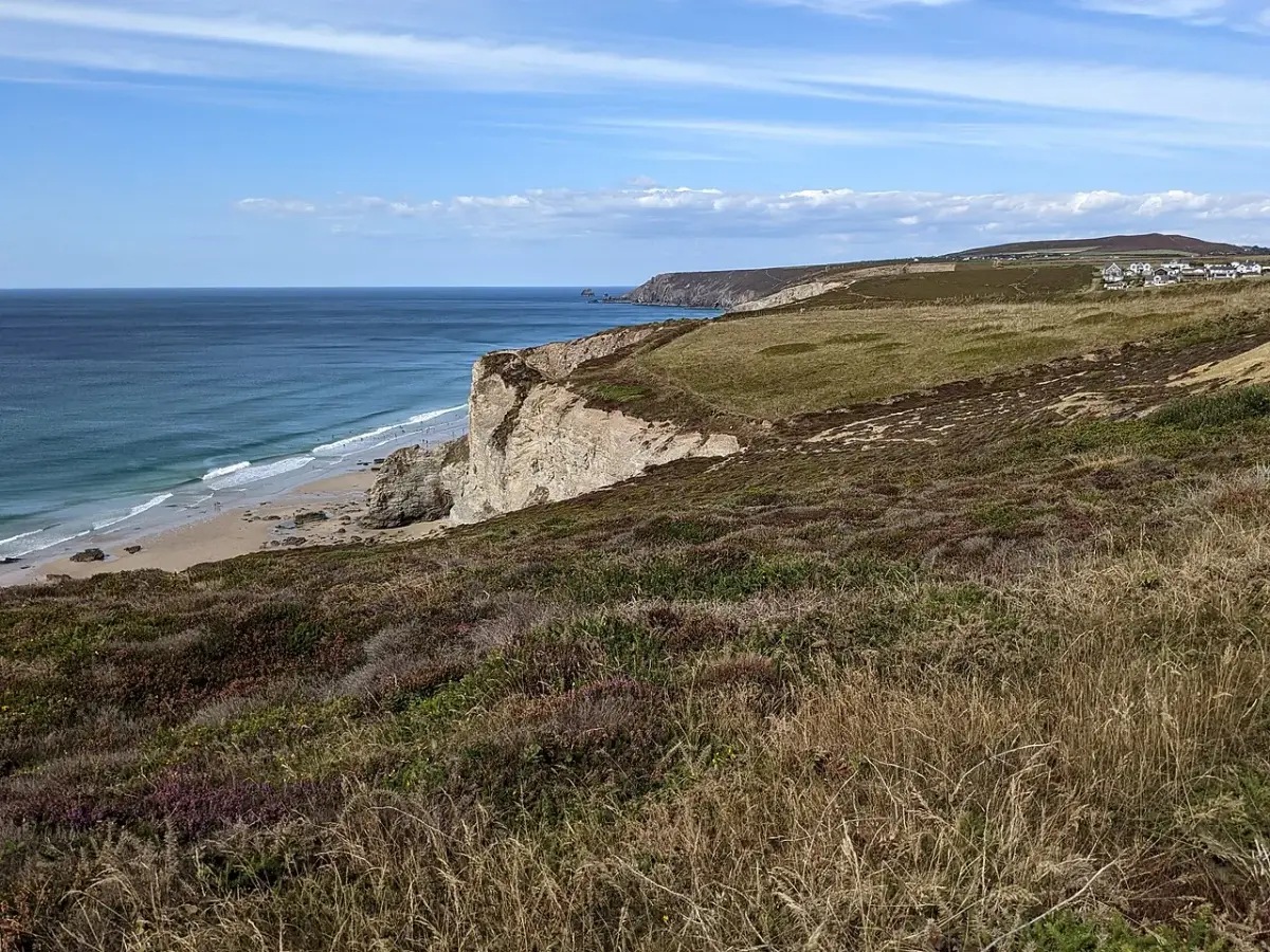 Coastal scene near Porthtowan, used as a representative location image for The Unicorn on the Beach (rooms)