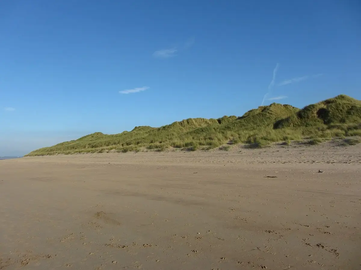 Coastal scene near Portrush East Strand, used as a representative image for Portrush Atlantic Hotel