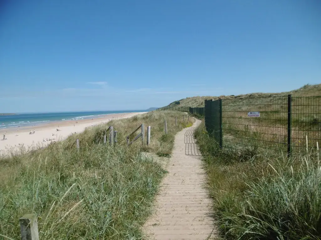Coastal scene near Portrush East Strand, used as a representative location image for Elephant Rock Hotel