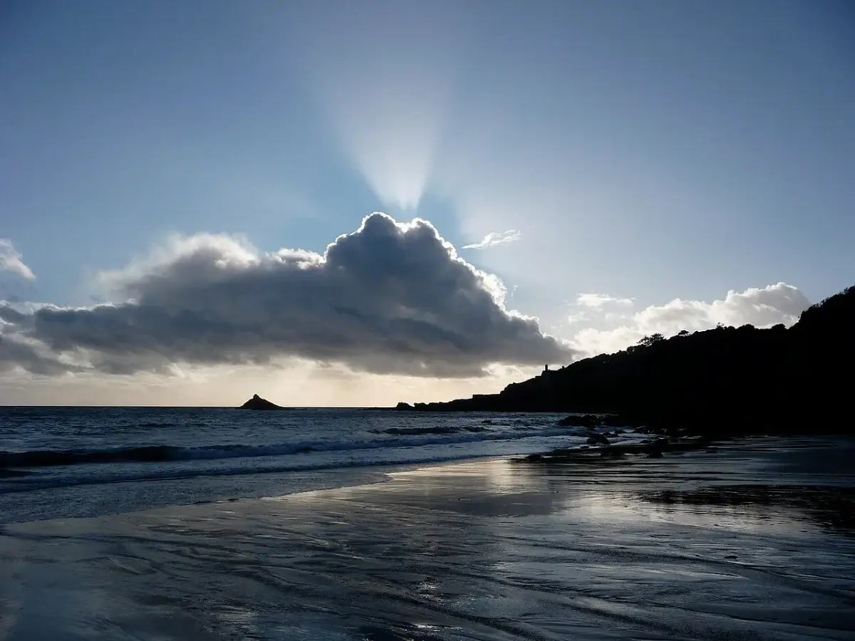 Praa Sands beach in Cornwall