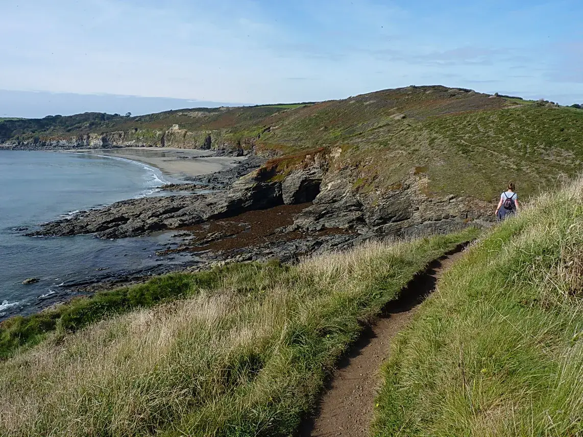 Coastal scene near Praa Sands, used as a representative image for Praa Sands Holiday Park