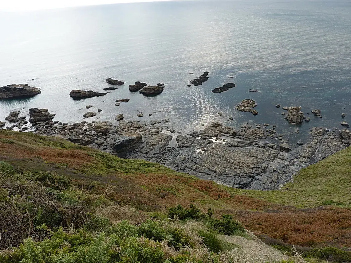 Coastal scene near Praa Sands, used as a representative image for Mount Haven Hotel