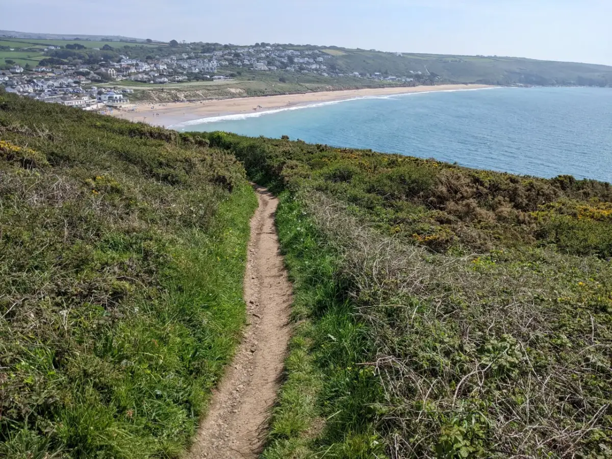 Coastal scene near Praa Sands, used as a representative location image for The Sand Bar (rooms / apartments)