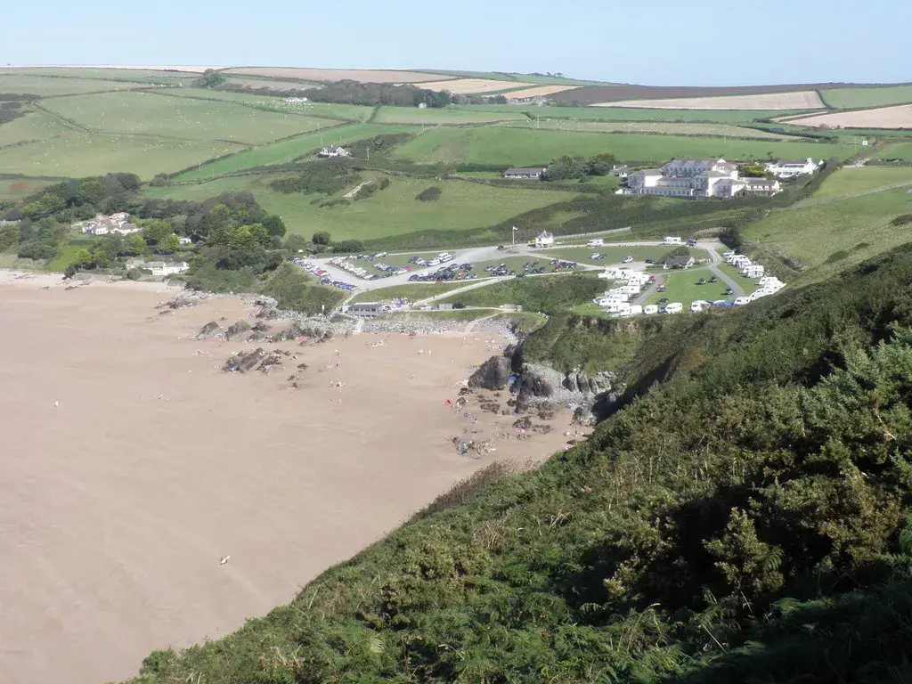 Coastal scene near Putsborough, used as a representative image for Putsborough Manor Holiday Cottages