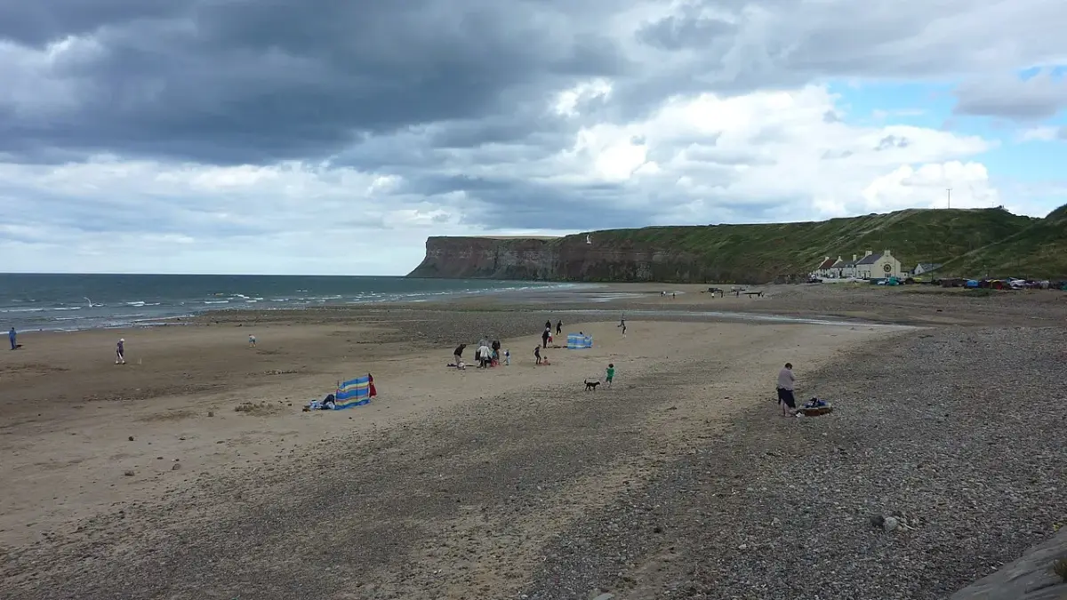 Coastal scene near Saltburn, used as a representative image for The Spa Hotel