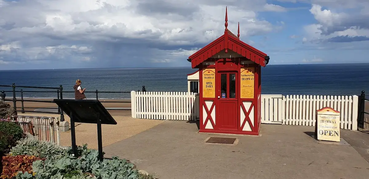 Coastal scene near Saltburn, used as a representative image for Moon Fleet Guest House