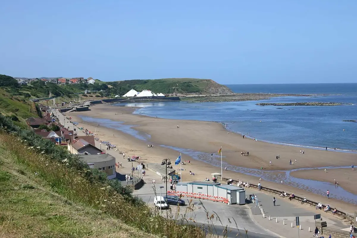 Coastal scene near Scarborough North Bay, used as a representative location image for Scarborough Camping and Caravanning Club Site
