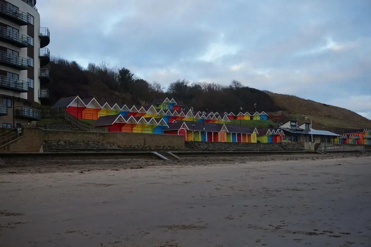 Coastal scene near Scarborough North Bay, used as a representative image for The Clarence Gardens Hotel