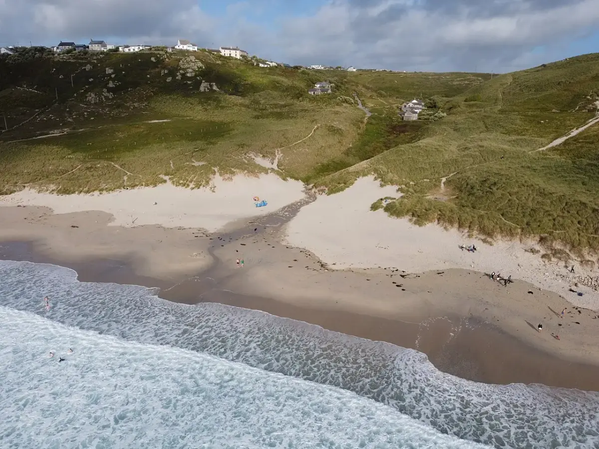 Coastal scene near Sennen, used as a representative image for The Wellington Hotel, Penzance
