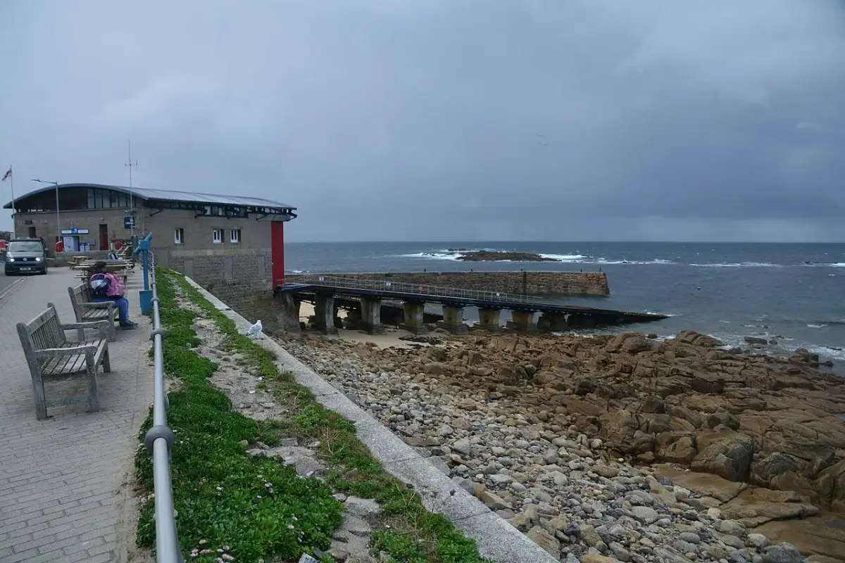 Coastal scene near Sennen Cove Beach, used as a representative image for The Land's End Hotel