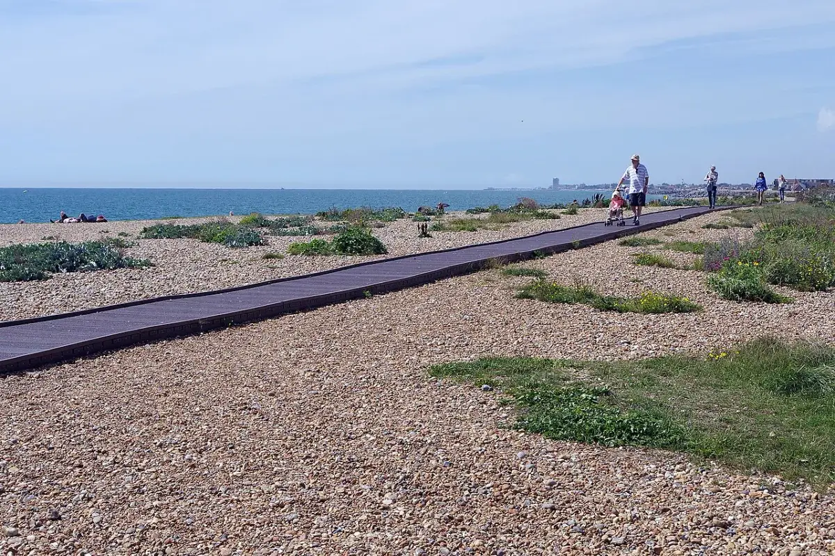 Coastal scene near Shoreham, used as a representative location image for Beach Green Hotel