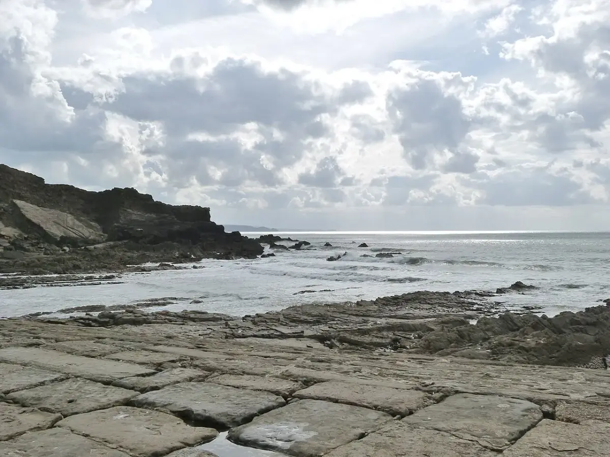 Coastal scene near Bude, used as a representative image for Bude Camping and Caravanning Club Site