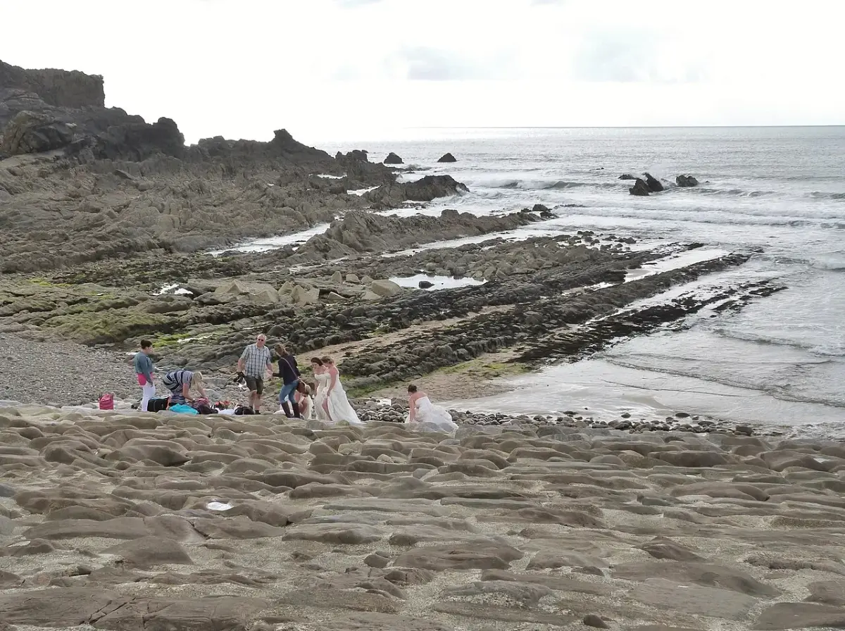 Coastal scene near Bude, used as a representative image for The Edgcumbe Hotel