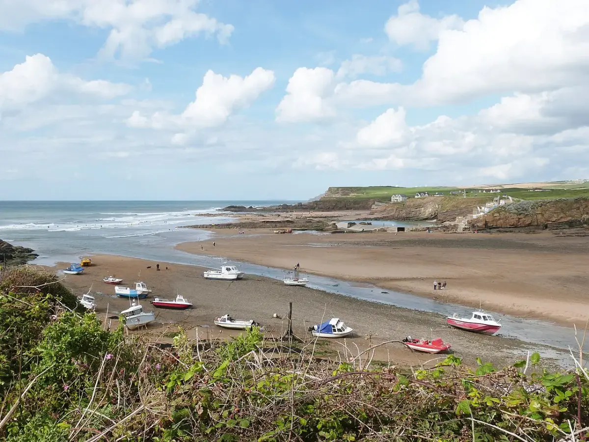 Coastal scene near Bude, used as a representative image for Stratton Gardens Guest House