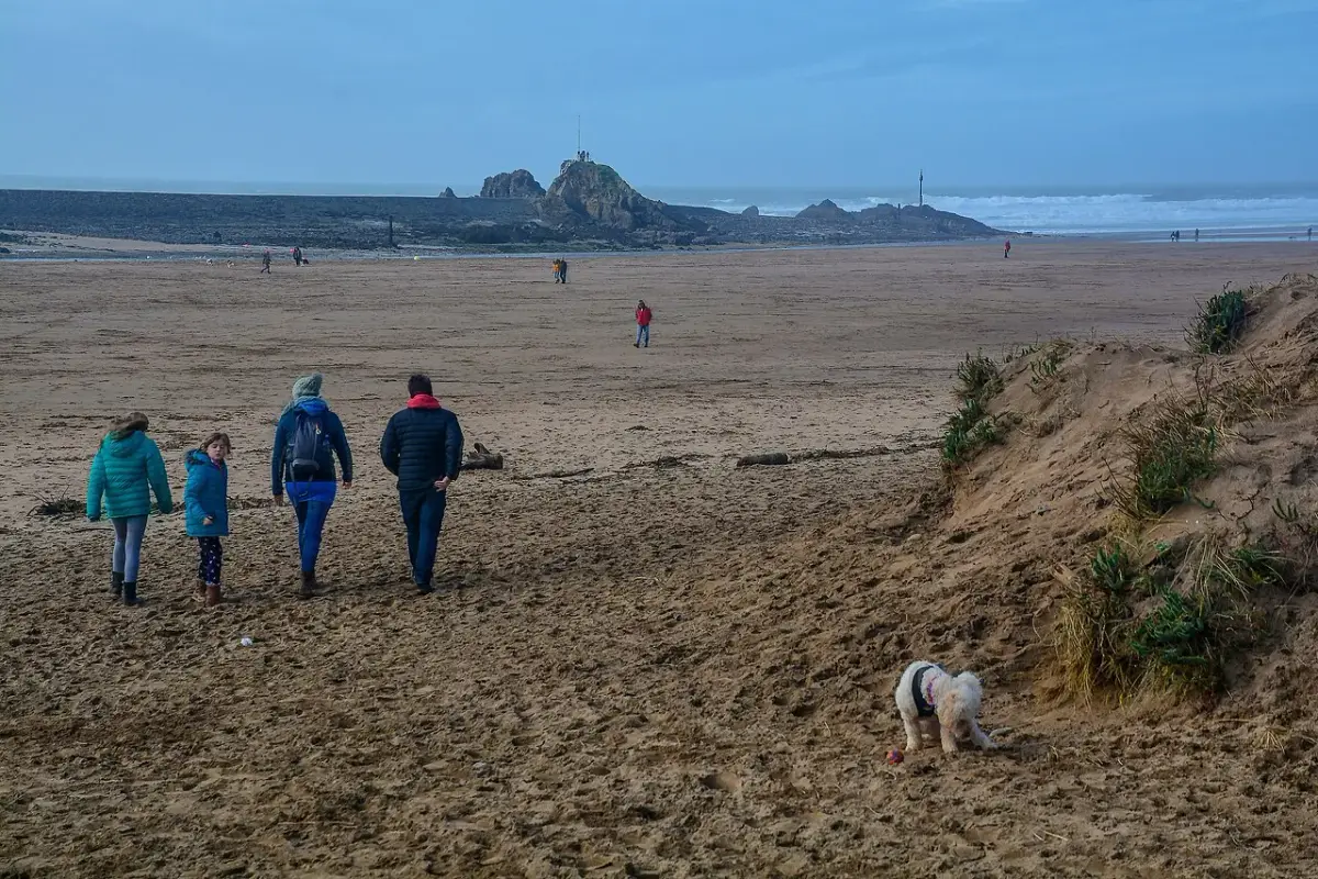 Coastal scene near Bude, used as a representative location image for The Falcon Hotel