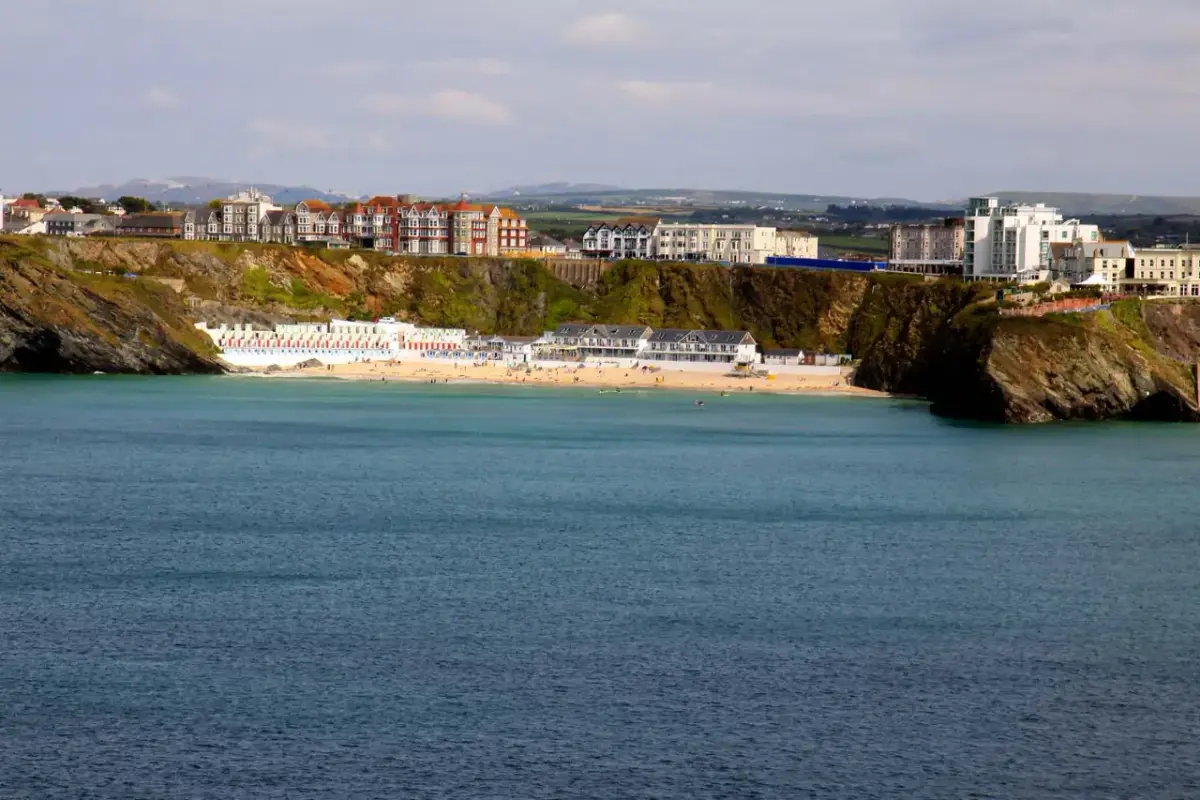 Coastal scene near Newquay, used as a representative image for Hendra Holiday Park