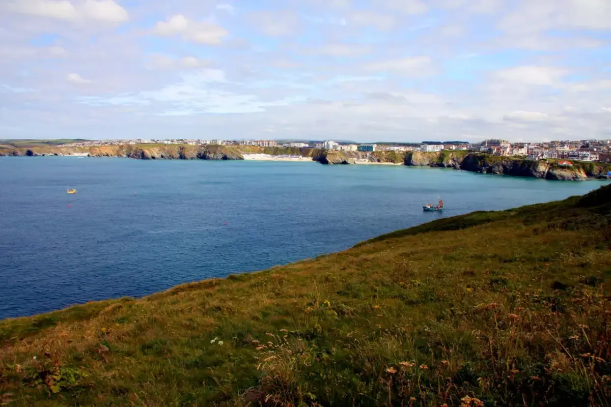 Coastal scene near Newquay, used as a representative image for Trenance Holiday Park