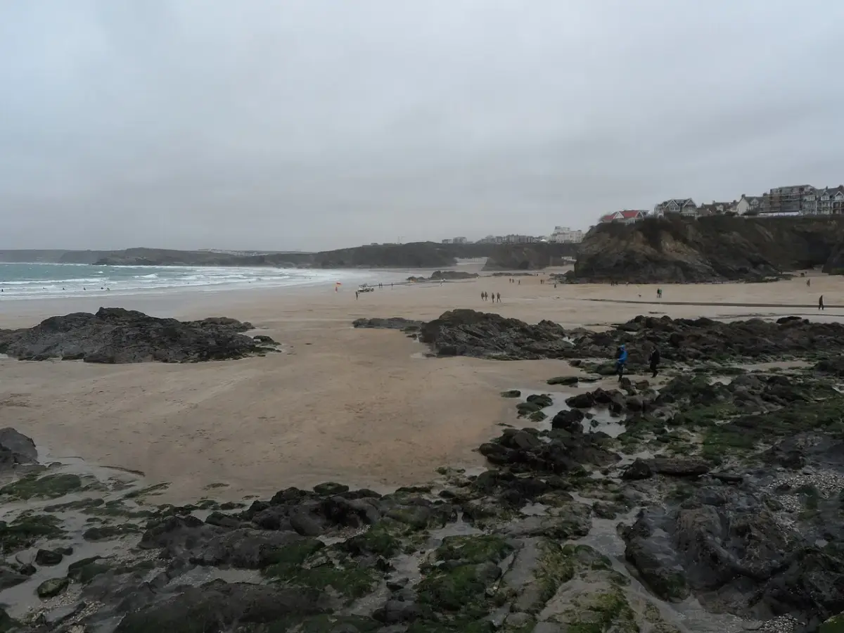 Coastal scene near Newquay, used as a representative location image for Hotel Bristol
