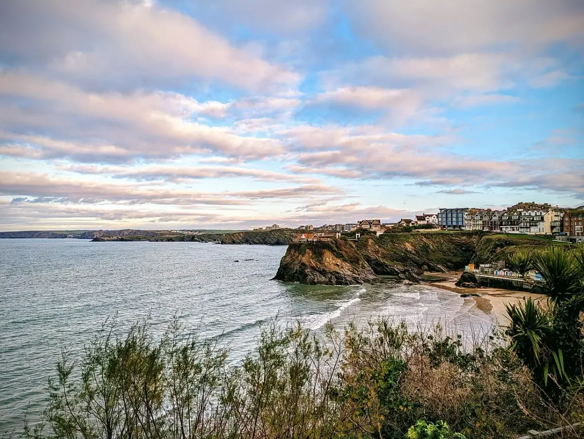 Coastal scene near Towan Beach, used as a representative image for Harbour Hotel