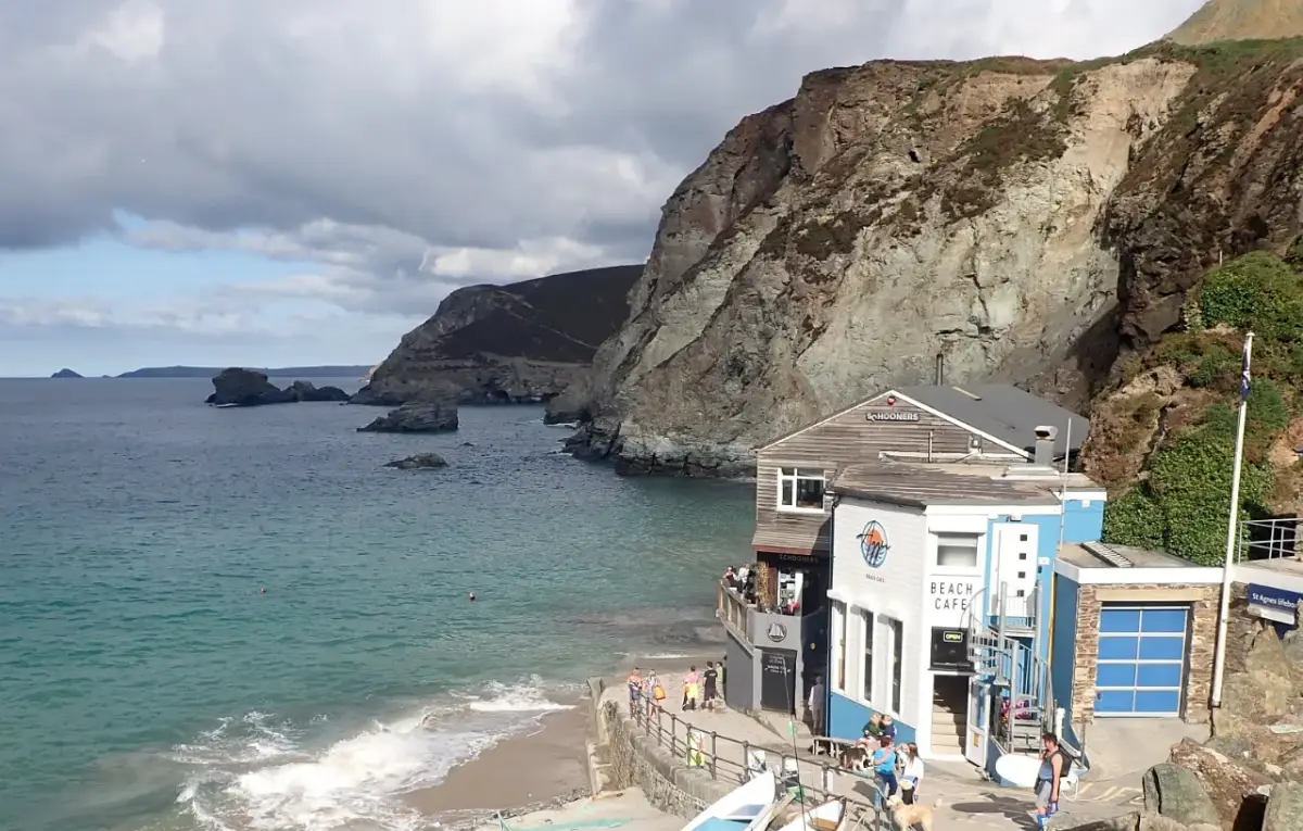 Coastal scene near St Agnes, used as a representative location image for Beacon Country House Hotel