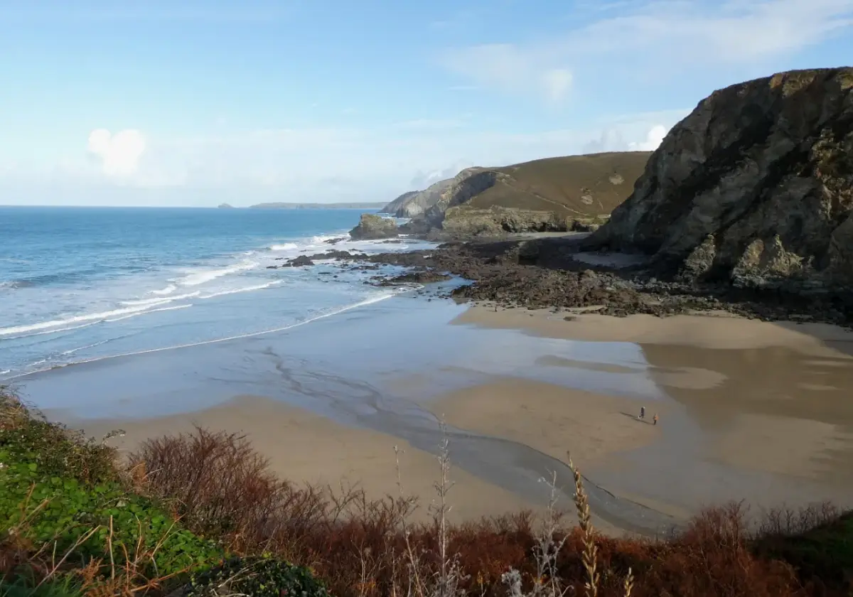 Coastal scene near St Agnes, used as a representative image for The Rose in Vale Country House Hotel