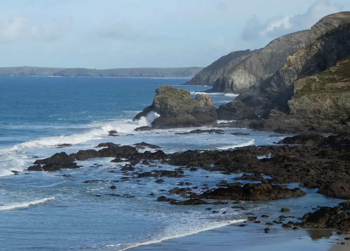 Coastal scene near St Agnes, used as a representative image for Mount Pleasant Eco Park