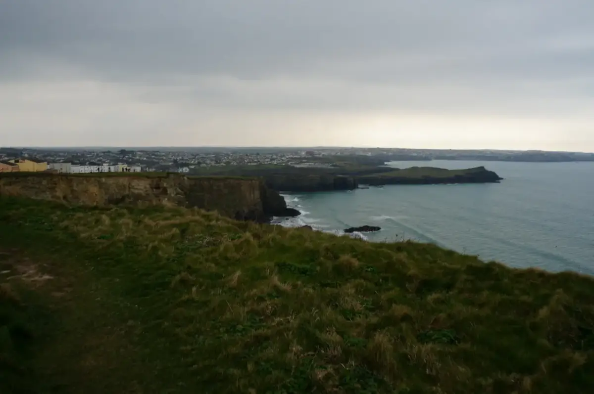 Coastal scene near Watergate Bay, used as a representative image for The Beachcomber