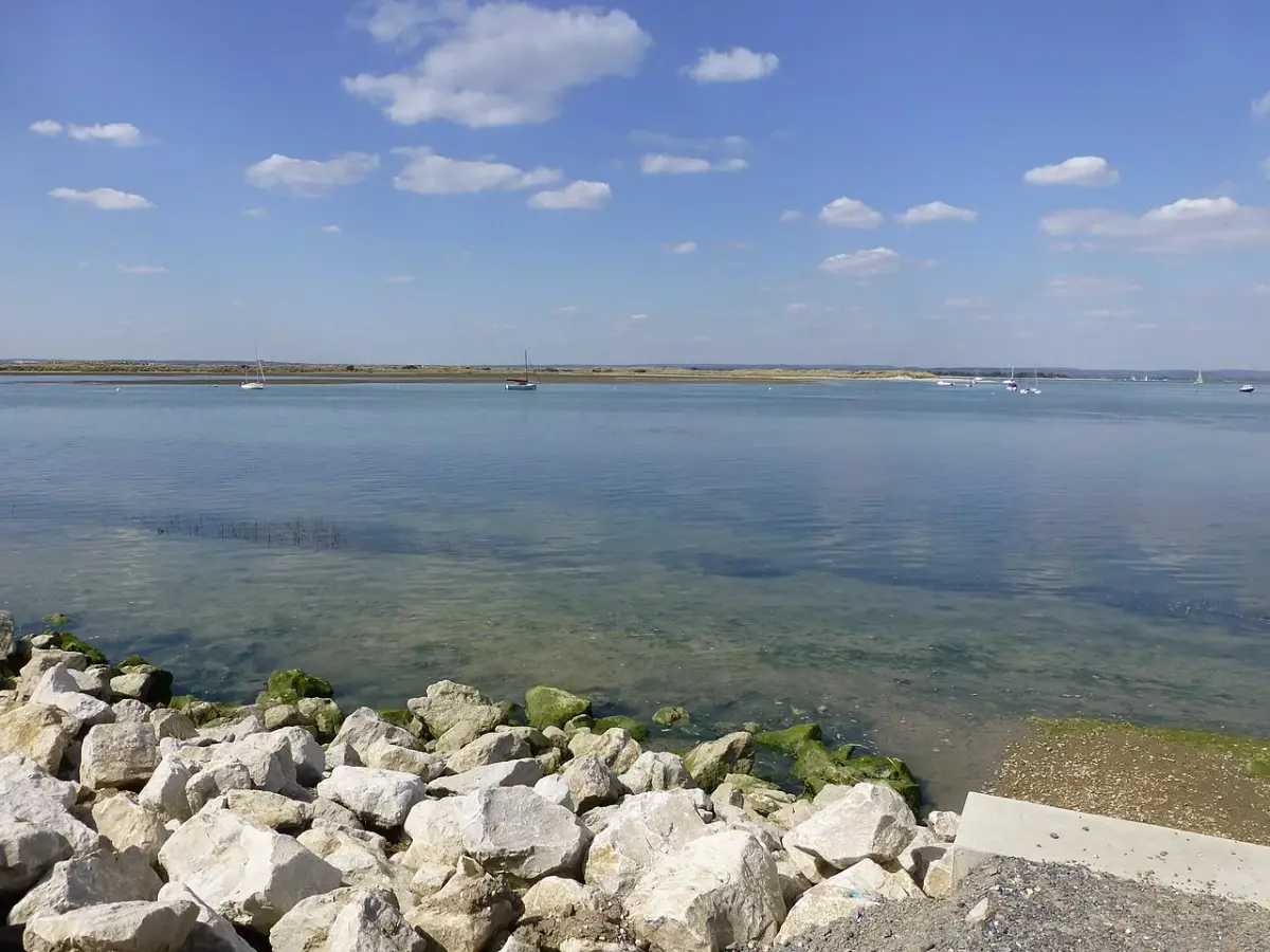 Coastal scene near West Wittering, used as a representative image for Stubcroft Farm Campsite