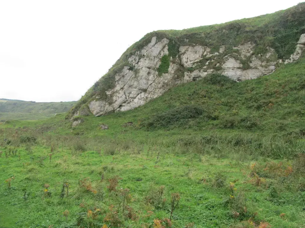 Coastal scene near White Park Bay, used as a representative location image for Ballinastraid Farm Cottage