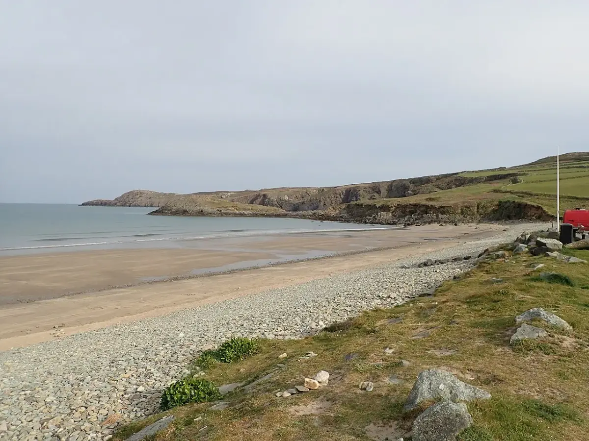 Coastal scene near Whitesands, used as a representative location image for Carn Llidi, Lleithyr Farm