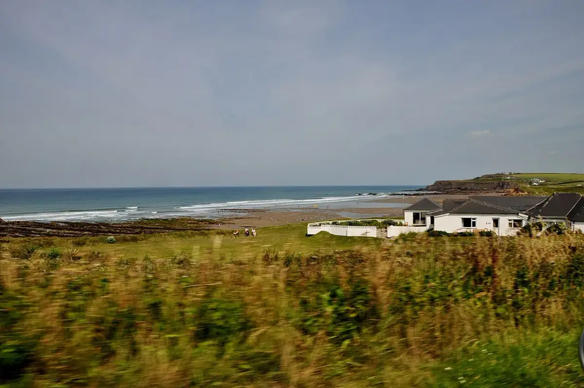 Coastal scene near Widemouth Bay, used as a representative image for The Beach House, Widemouth Bay