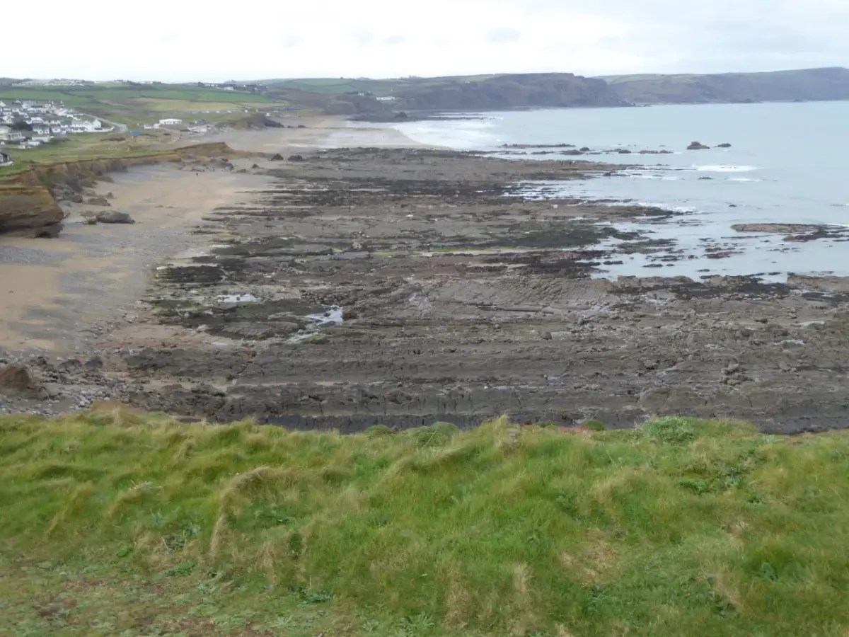 Coastal scene near Widemouth Bay, used as a representative location image for The Bay View Inn (rooms)