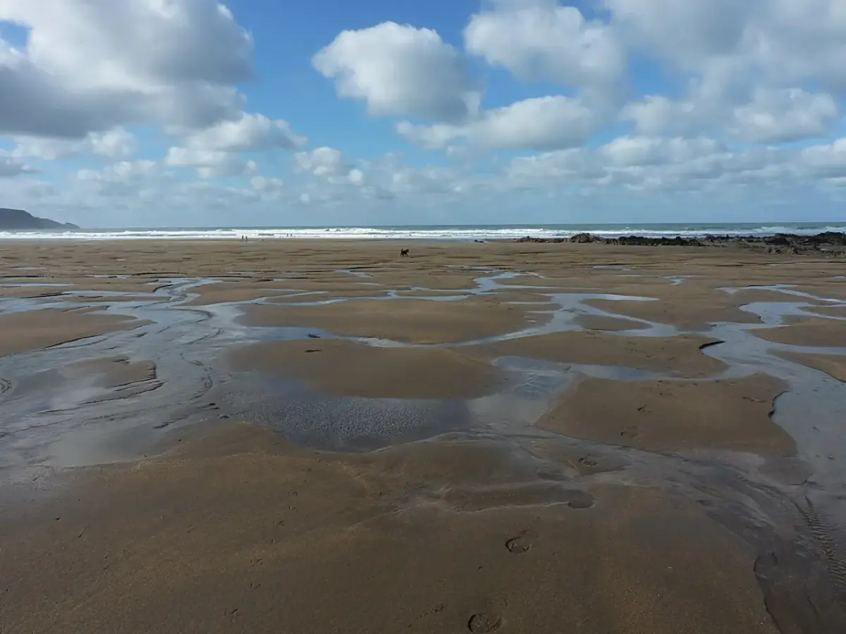 Coastal scene near Bude, used as a representative location image for The Grosvenor Guest House