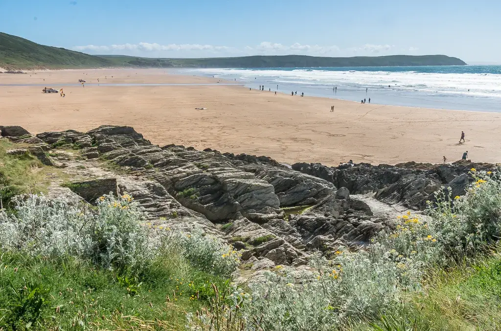 Coastal scene near Woolacombe, used as a representative location image for Lower Campscott Farm Holiday Cottages